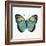 Neutral Butterfly 3-Jace Grey-Framed Art Print