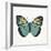 Neutral Butterfly 3-Jace Grey-Framed Art Print