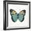 Neutral Butterfly 3-Jace Grey-Framed Art Print