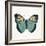 Neutral Butterfly 3-Jace Grey-Framed Art Print