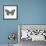 Neutral Butterfly-Jace Grey-Framed Art Print displayed on a wall