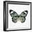 Neutral Butterfly-Jace Grey-Framed Art Print