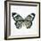 Neutral Butterfly-Jace Grey-Framed Art Print