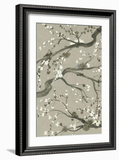 Neutral Cherry Blossoms II-Grace Popp-Framed Art Print