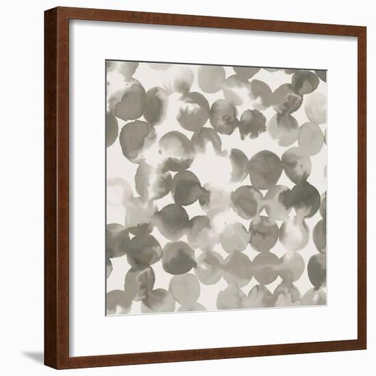 Neutral Circles-Wild Apple Portfolio-Framed Art Print