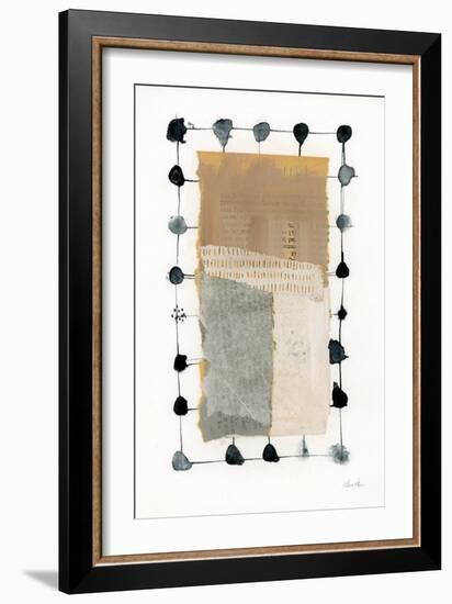 Neutral Collage II v2-Laura Horn-Framed Art Print