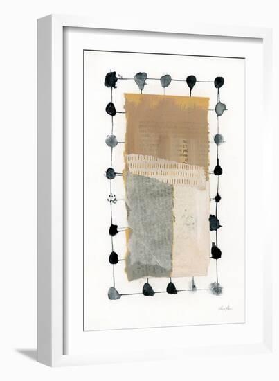 Neutral Collage II v2-Laura Horn-Framed Art Print