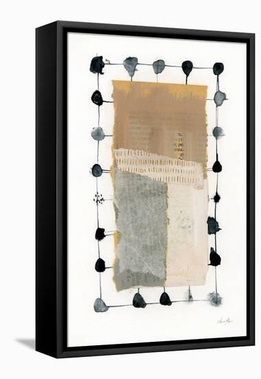 Neutral Collage II v2-Laura Horn-Framed Stretched Canvas