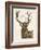 Neutral Deer I-Gwendolyn Babbitt-Framed Art Print