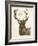 Neutral Deer I-Gwendolyn Babbitt-Framed Art Print