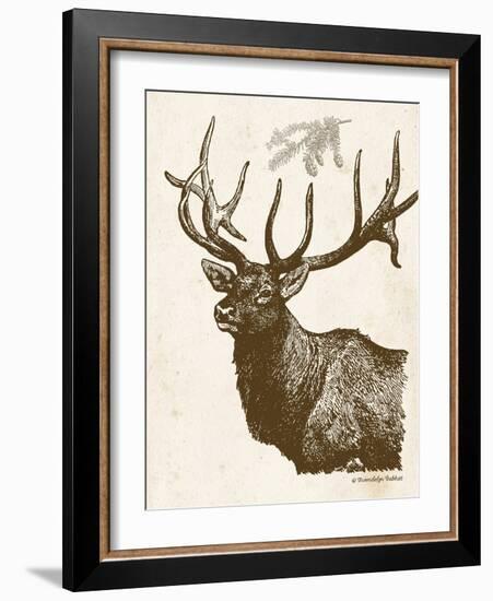 Neutral Deer II-Gwendolyn Babbitt-Framed Art Print