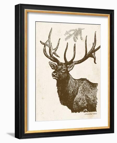 Neutral Deer II-Gwendolyn Babbitt-Framed Art Print