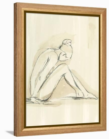 Neutral Figure Study I-Ethan Harper-Framed Stretched Canvas