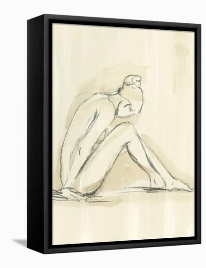 Neutral Figure Study I-Ethan Harper-Framed Stretched Canvas