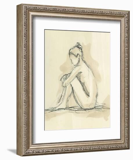 Neutral Figure Study II-Ethan Harper-Framed Art Print