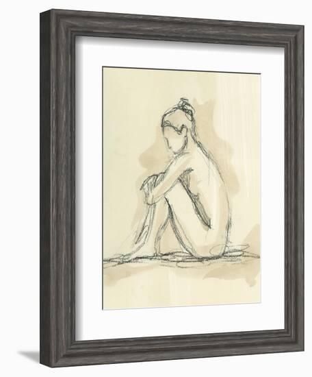 Neutral Figure Study II-Ethan Harper-Framed Art Print