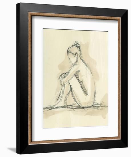 Neutral Figure Study II-Ethan Harper-Framed Art Print