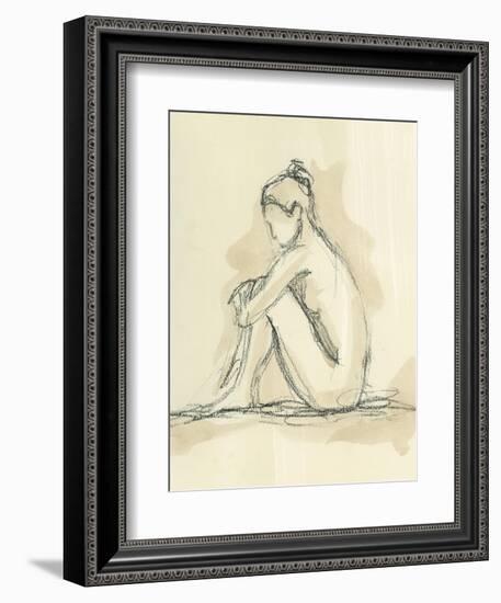 Neutral Figure Study II-Ethan Harper-Framed Art Print