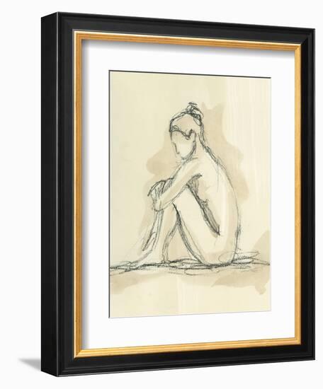 Neutral Figure Study II-Ethan Harper-Framed Art Print