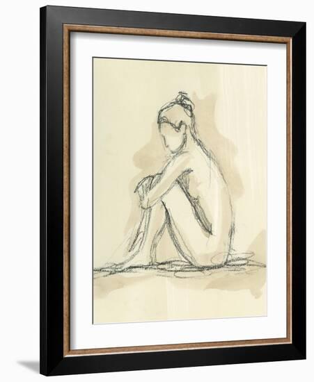 Neutral Figure Study II-Ethan Harper-Framed Art Print