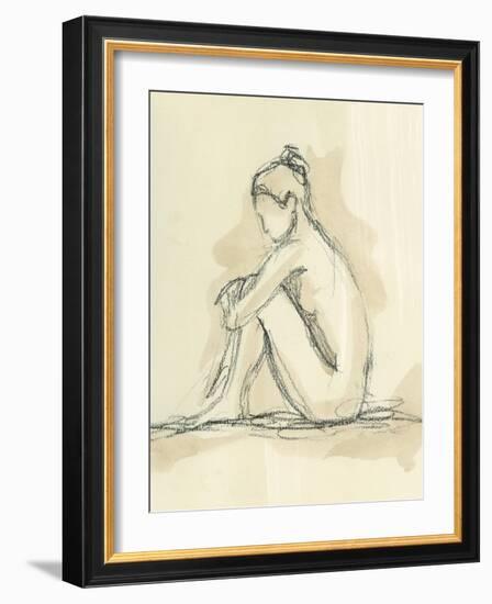 Neutral Figure Study II-Ethan Harper-Framed Art Print