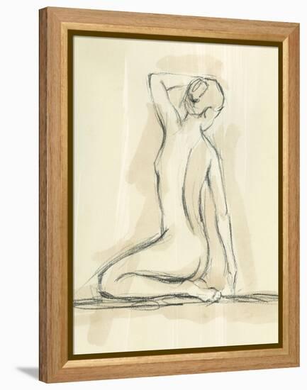 Neutral Figure Study IV-Ethan Harper-Framed Stretched Canvas