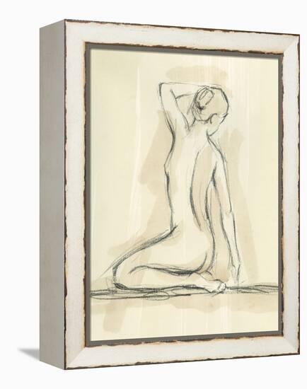 Neutral Figure Study IV-Ethan Harper-Framed Stretched Canvas
