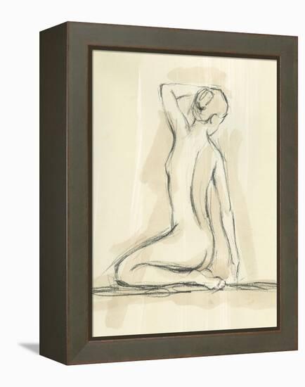 Neutral Figure Study IV-Ethan Harper-Framed Stretched Canvas