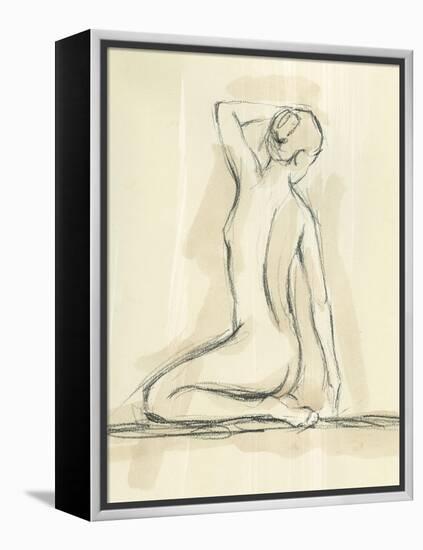 Neutral Figure Study IV-Ethan Harper-Framed Stretched Canvas