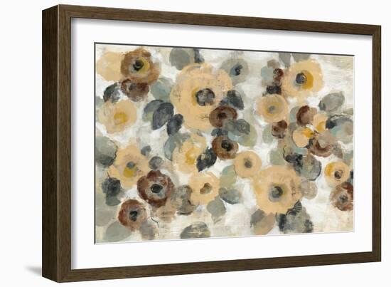 Neutral Floral Beige I-Silvia Vassileva-Framed Art Print