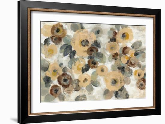 Neutral Floral Beige I-Silvia Vassileva-Framed Art Print