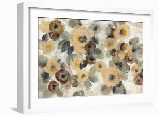 Neutral Floral Beige I-Silvia Vassileva-Framed Art Print