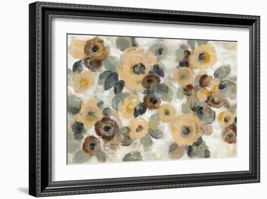 Neutral Floral Beige I-Silvia Vassileva-Framed Art Print