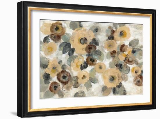 Neutral Floral Beige I-Silvia Vassileva-Framed Art Print