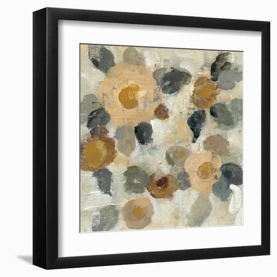 Neutral Floral Beige II-Silvia Vassileva-Framed Art Print