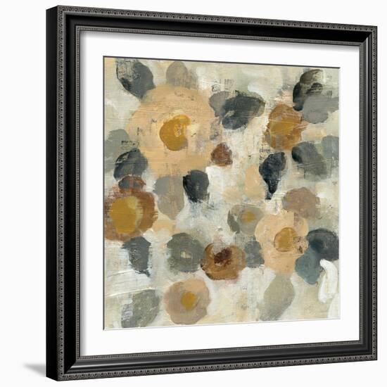 Neutral Floral Beige II-Silvia Vassileva-Framed Art Print