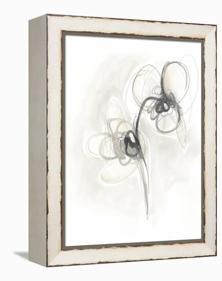 Neutral Floral Gesture I-June Erica Vess-Framed Stretched Canvas