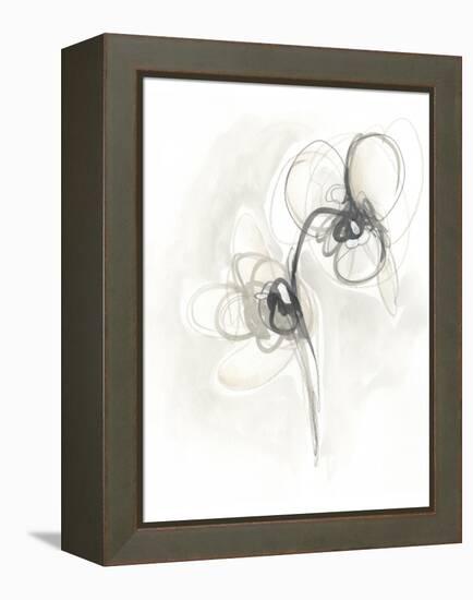 Neutral Floral Gesture I-June Erica Vess-Framed Stretched Canvas