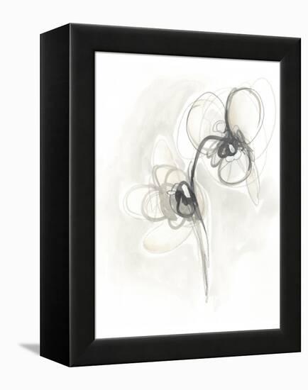 Neutral Floral Gesture I-June Erica Vess-Framed Stretched Canvas