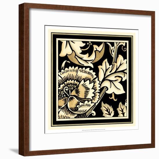 Neutral Floral Motif III-Vision Studio-Framed Art Print