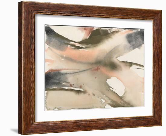 Neutral Fluidity II-Jennifer Goldberger-Framed Art Print