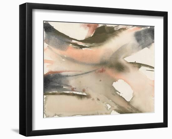 Neutral Fluidity II-Jennifer Goldberger-Framed Art Print