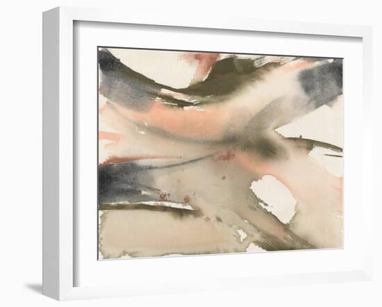 Neutral Fluidity II-Jennifer Goldberger-Framed Art Print