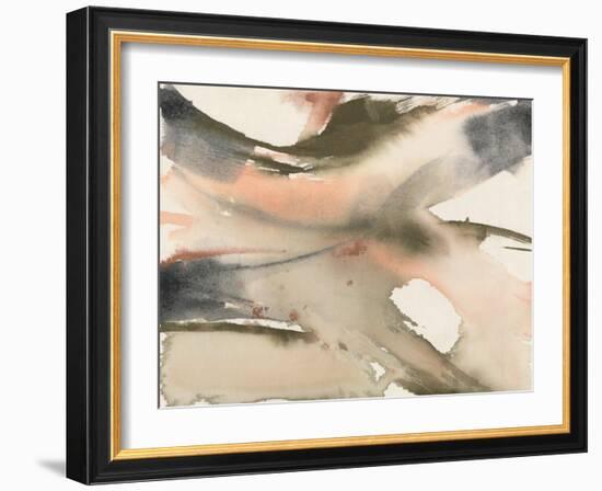 Neutral Fluidity II-Jennifer Goldberger-Framed Art Print