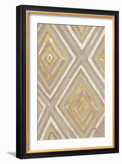 Neutral Ikats-Patricia Pinto-Framed Art Print