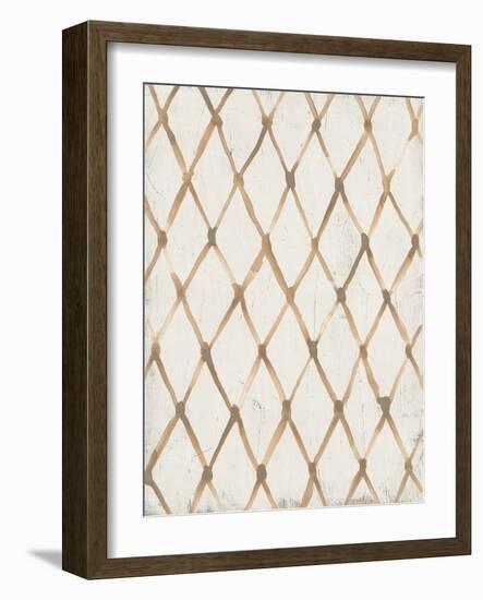 Neutral Lattice I-June Vess-Framed Art Print