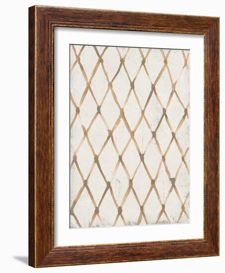 Neutral Lattice I-June Vess-Framed Art Print