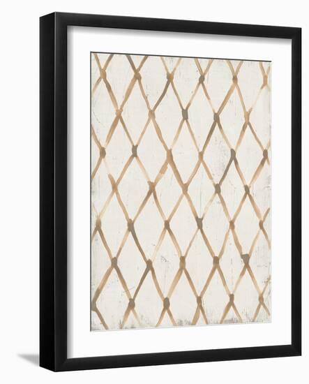 Neutral Lattice I-June Vess-Framed Art Print