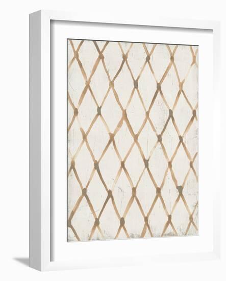 Neutral Lattice I-June Vess-Framed Art Print