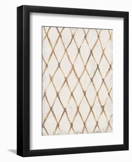 Neutral Lattice I-June Vess-Framed Premium Giclee Print